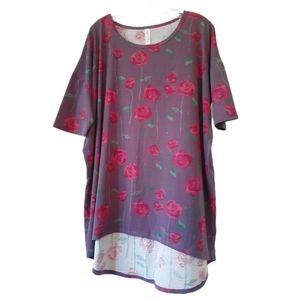Floral High-Low Irma Tunic